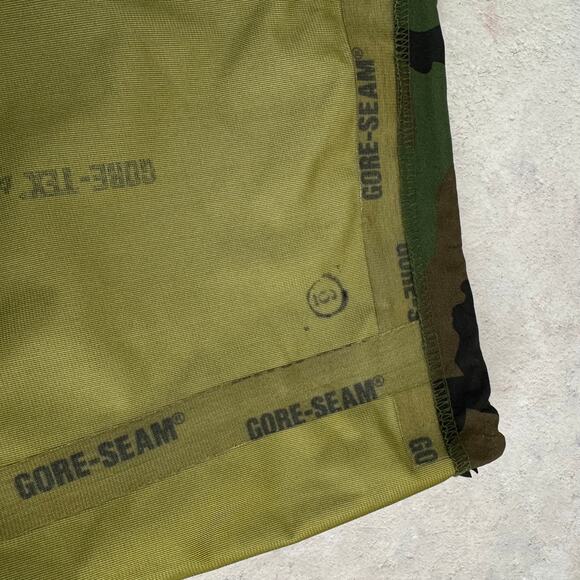 Gore-Tex Gore-Seam Men's  36x30 Camouflage Waterproof Woodland Cover Pants READ - Picture 6 of 11